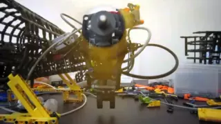 Lego Technic aircraft engine and landing gear prototype Part II