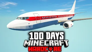 I Survived 100 Days on a Airplane in a Zombie Apocalypse Minecraft Hardcore