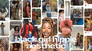 black girl hippie aesthetic! 🌙🧚🏾‍♀️| fashion guide and outfit ideas