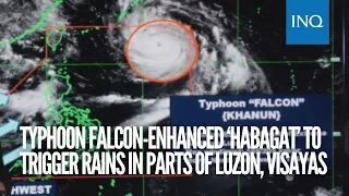 Typhoon Falcon-enhanced ‘habagat’ to trigger rains in parts of Luzon, Visayas