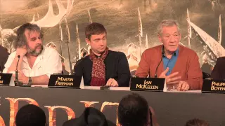 The Hobbit: Battle of the Five Armies - Press Conference Part 1 of 4  Peter Jackson, Andy Serkis,