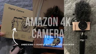 TikTok famous $100 AMAZON 4k camera box opening + review 🙈|| IIampeytann