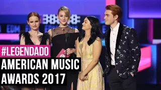 [LEGENDADO] Camila Mendes, Lili Reinhart, Madelaine Petsch e KJ Apa no #AMAs 2017! 🏆