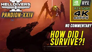 Helldivers 2 : 4K MAX Settings No Commentary Gameplay  | RTX 4080 P88