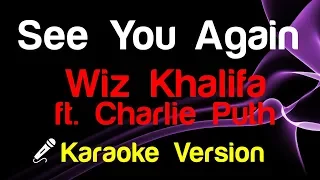 🎤 Wiz Khalifa ft. Charlie Puth - See You Again (Karaoke Lyrics)