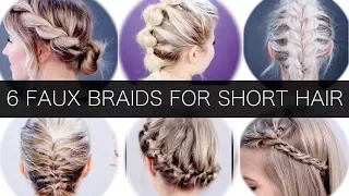 6 Different Faux Braids For Short Hair | Milabu