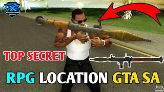 GTA SA|| SECRET RPG (Rocket Launcher) LOCATION IN GTA SAN ANDREAS.