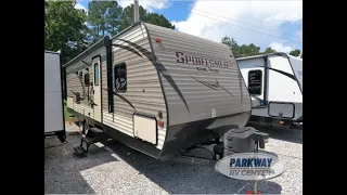 2018 KZ Sportsman 271BHLE Travel Trailer, Slide, Full Size Bunks, Outdoor Kitchen, 31ft. $22,900