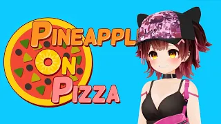 [버튜버] 파인애플 피자 게임을 로보코가 플레이 한다면 / 홀로라이브 로보코 Pineapple on pizza