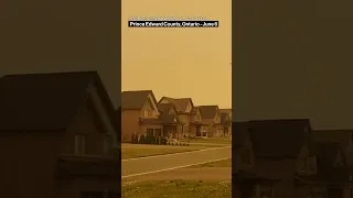 Canada's Wildfires Cover US Skies in Smoky Haze