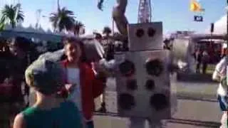 Robot Dance Party at Treasure Island Music Fest