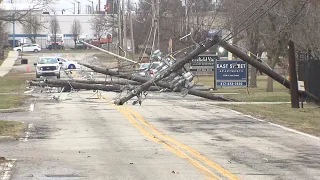 High winds knock out power across central Indiana