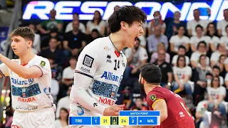 Yuki Ishikawa DESTROYED Trentino in Italian Volleyball League 2024 !!!