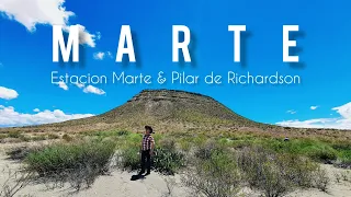 Cerro Marte: estación Marte y Pilar de Richardson en Gral. Cepeda Coahuila