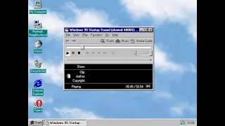 Windows 95 Startup Sound (Slowed 4000%) played on Windows 95
