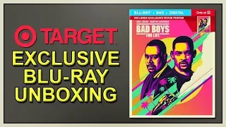 Bad Boys for Life Target Exclusive Blu-ray Unboxing