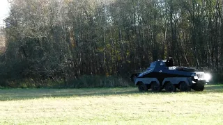 Сopy Sd.Kfz.231 8Rad on the reconstruction of the battle in Borodino, 2018