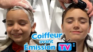 VLOG - Coiffeur Parisien pour Swan et Néo avant émission TV