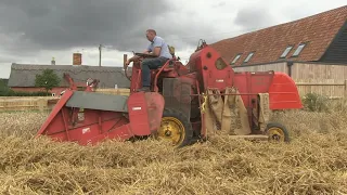 MASSEY HARRIS 735 AND MASSEY FERGUSON 735 COMBINES