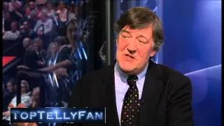 Snooker - Stephen Fry interviewed during World Championship Final interval (BBC2, 5.5.14)