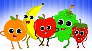 Five Little Fruits | Fruits Song For Kids | Nursery Rhymes and Baby Songs