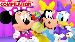 The MEGA Minnie's Bow-Toons 🎀 Compilation | 2 Hour Compilation | Party Palace Pals | @disneyjunior