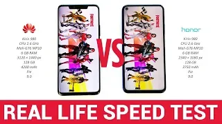 Huawei Mate 20 Pro (w/ EMUI 9.1) vs Honor 20 - Real Life Speed Test! [Big Difference?]