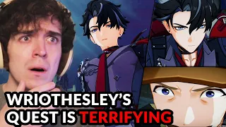 Wriothesley's Story Quest is TERRIFYING | Genshin Impact 4.1 FULL REACTION