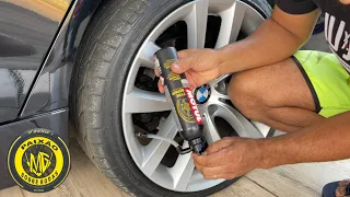 Testei reparador de pneu da Motul. (Tyre Repair) Será que funciona?