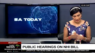 Public hearings on the NHI Bill continue in the Northern Cape