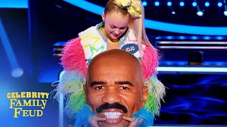 JoJo Siwa goes head-to-head with Steve Harvey! | Celebrity Family Feud