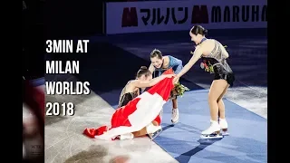 3 Minutes at Milan World Figure Skating Championships 2018