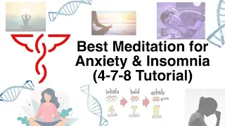 4-7-8 Breathing - Best Meditation for Anxiety & Insomnia (Tutorial for Beginners) -