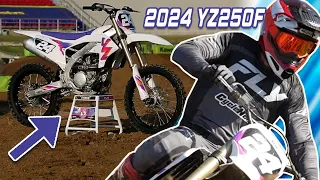 NEW 2024 Yamaha YZ250F + Riding In The LA Coliseum!