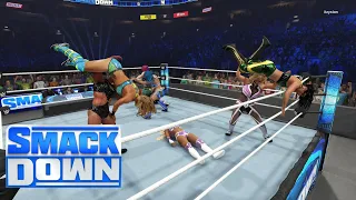 WWE 2K23 SMACKDOWN - 8 WOMENS BATTLE ROYALE TO BECOME NO. 1 CONTENDER FOR WWE WOMENS CHAMPIONSHIP