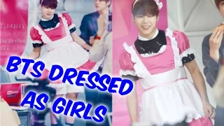 BTS Dressed as Girls Compilation