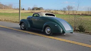 Taking the custom 1938 Ford for a joy ride 💨