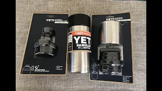 New Yeti Products 2019: Mag Dock Cap, Rambler 12 oz W/ Hotshot Cap & Cup Cap