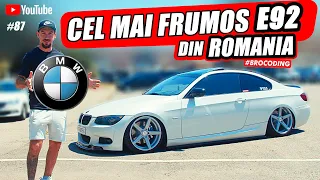 BMW E92 Cel mai FRUMOS din ROMANIA | 330d | Airride | 4K | #BROCODING