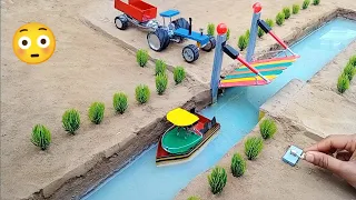Diy mini tractor bridge making science project | bridge making | keep villa | science project |