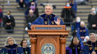 2021 Notre Dame Commencement: Jimmy Dunne's Address