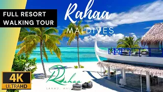 Rahaa MALDIVES Resort 🌴🌴🌴 Full Island Visit | 4K TOUR | Vlog | Laamu Atoll