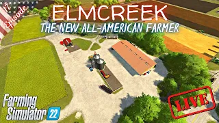 THE NEW ALL AMERICAN FARMER - LIVE Gameplay Episode 17 - Farming Simulator 22