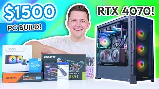 Awesome $1500 Gaming PC Build 2023! 😄 [RTX 4070 & i5 13400F w/ Benchmarks]