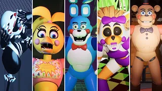 FNAF Security Breach - All Toy Animatronics