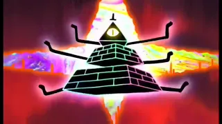 Everytime Bill Cipher turns into a 3D pyramid in gravity falls