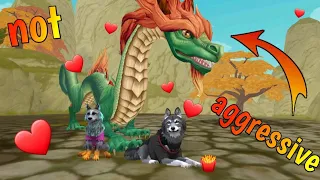 wildcraft friendly dragon glitch 🐲how to❤️ friend with dragon💓 and how to make unlimited helth 💓