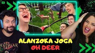 ALANZOKA O melhor VEADO! OH DEER com AMIGOS MOMENTOS ENGRAÇADOS Oh Telador ‹ REACT ›