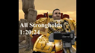 Speedrun Warhammer 40000: DoW Dark Crusade WR (All Strongholds% Space Marine) - 1:20:24