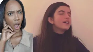 FIRST TIME REACTING TO | ANGELINA JORDAN "MY WAY" COVER REACTION